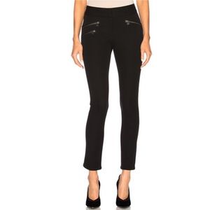 • Veronica Beard • Adelaide Zip Cropped Pants Black